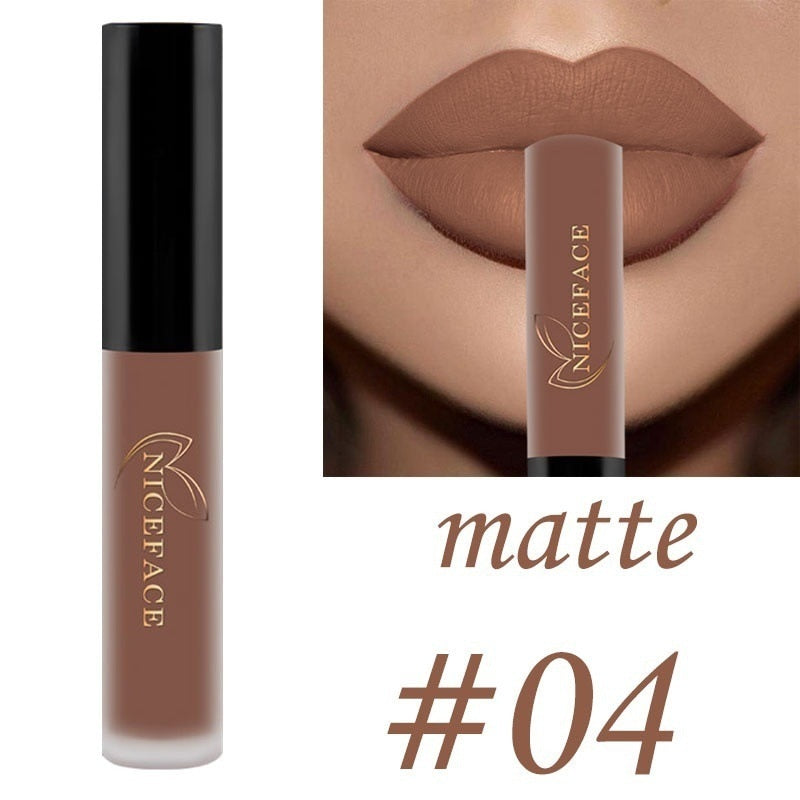 Waterproof Matte Lip Gloss Liquid Lipstick