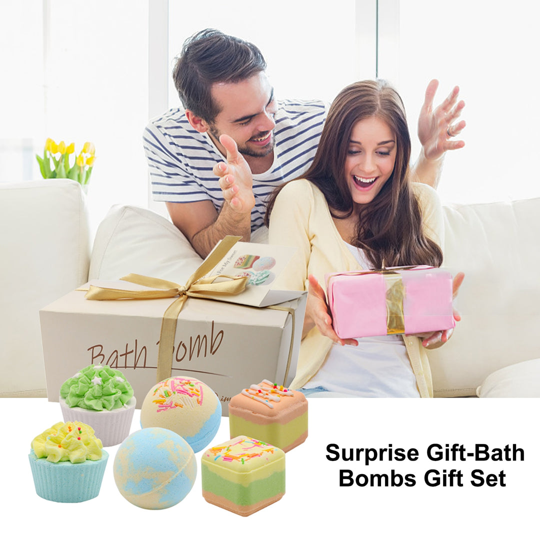 Organic 6 Bath Bombs Set