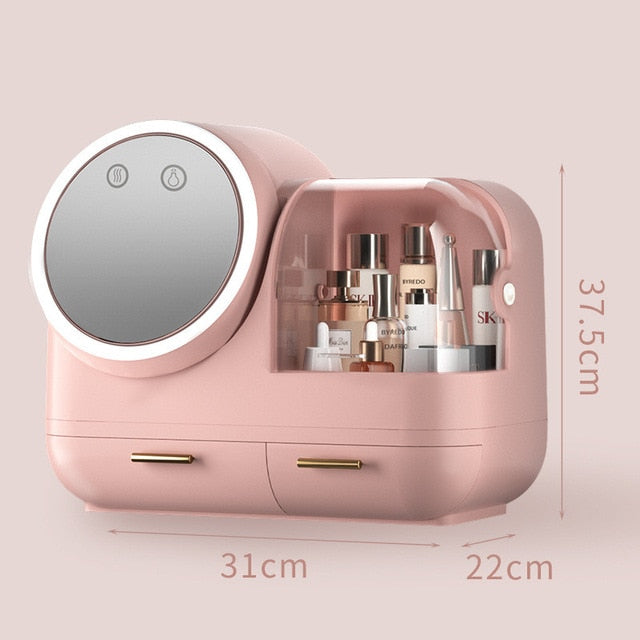 LED Light Makeup Storage Case