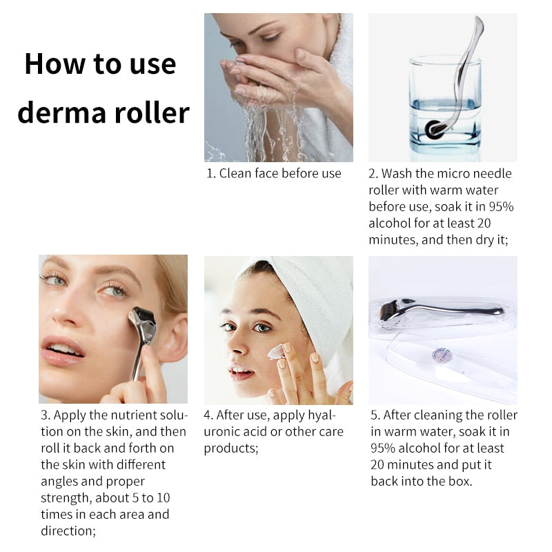 Titanium Derma Roller Micro Needles