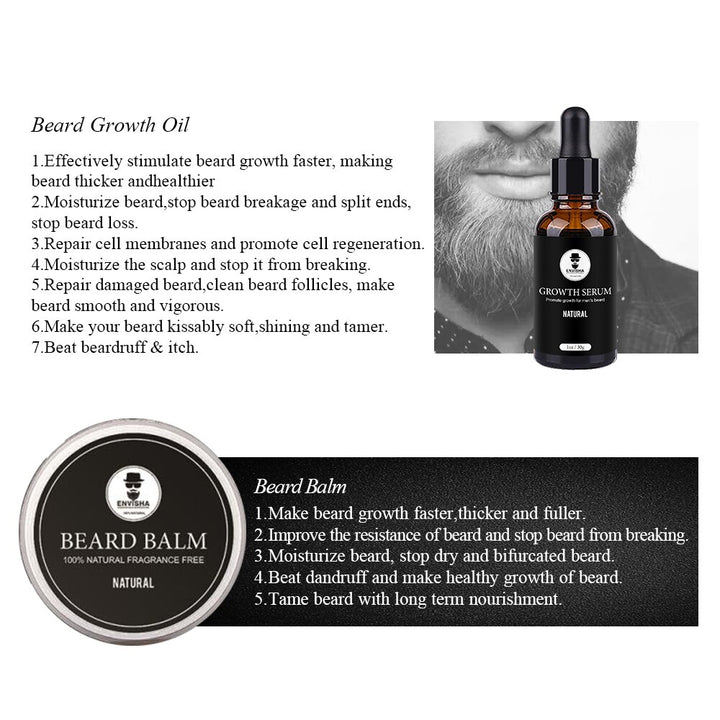 Organic Men's Beard Care Set