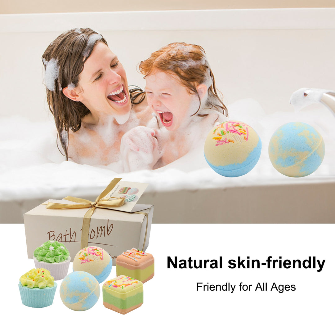 Organic 6 Bath Bombs Set