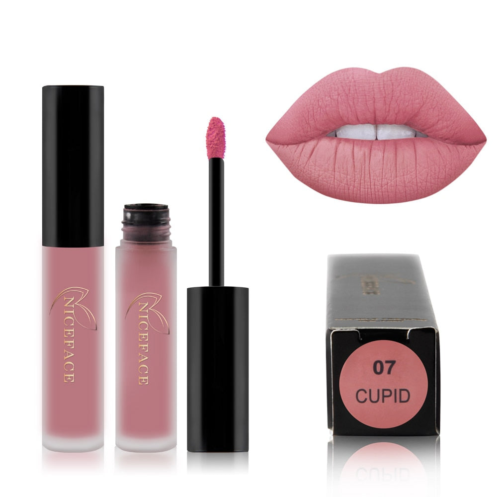 Waterproof Matte Lip Gloss Liquid Lipstick