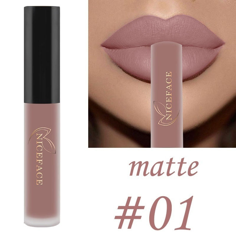 Waterproof Matte Lip Gloss Liquid Lipstick