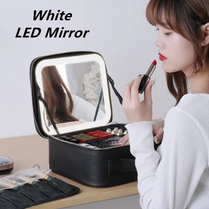 Women LED Light Cosmetic Bag