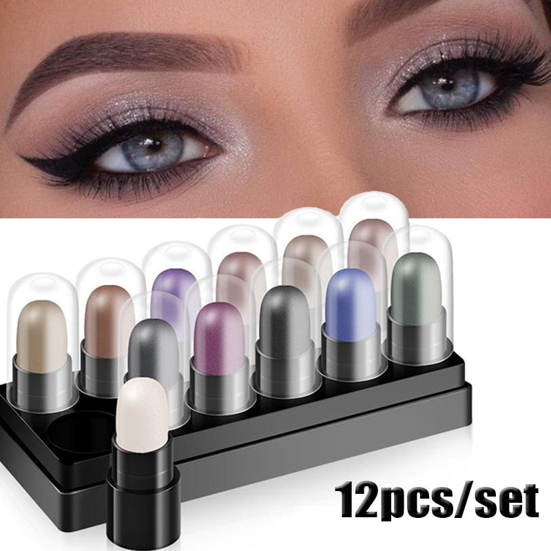 Eyeshadow Smokey Pencils Set 12 Colors