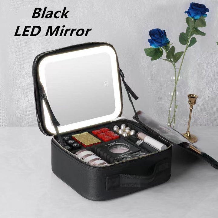 Women LED Light Cosmetic Bag