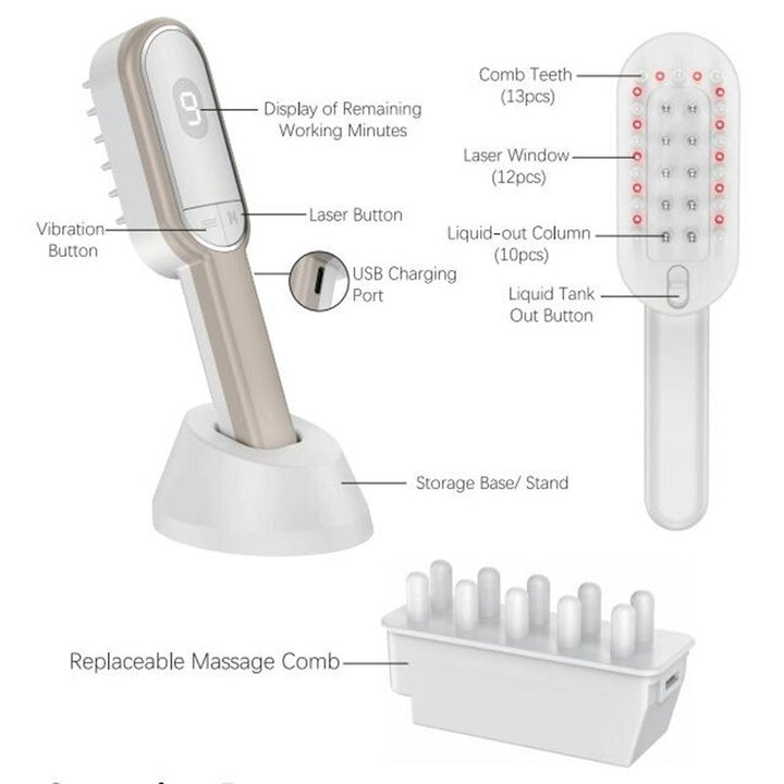 Hair Growth Comb - Infrared Red Light