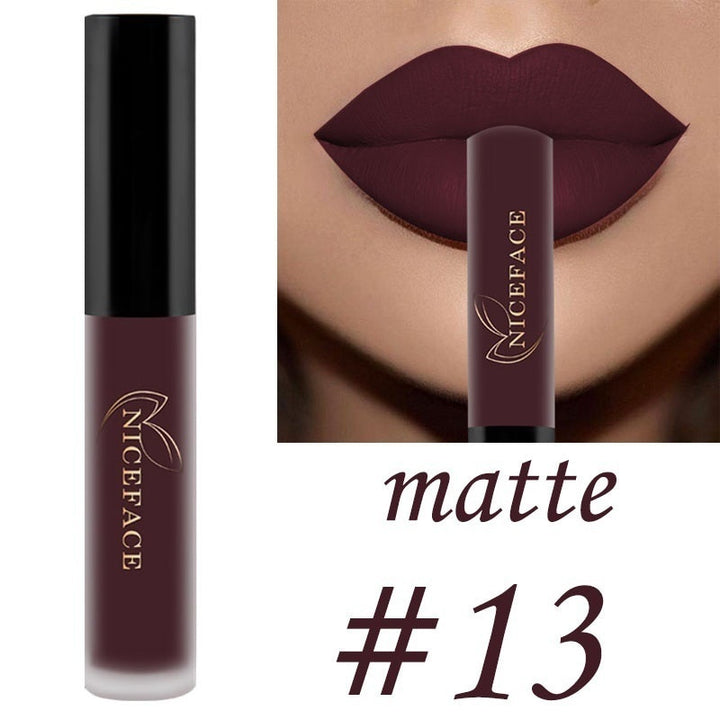 Waterproof Matte Lip Gloss Liquid Lipstick