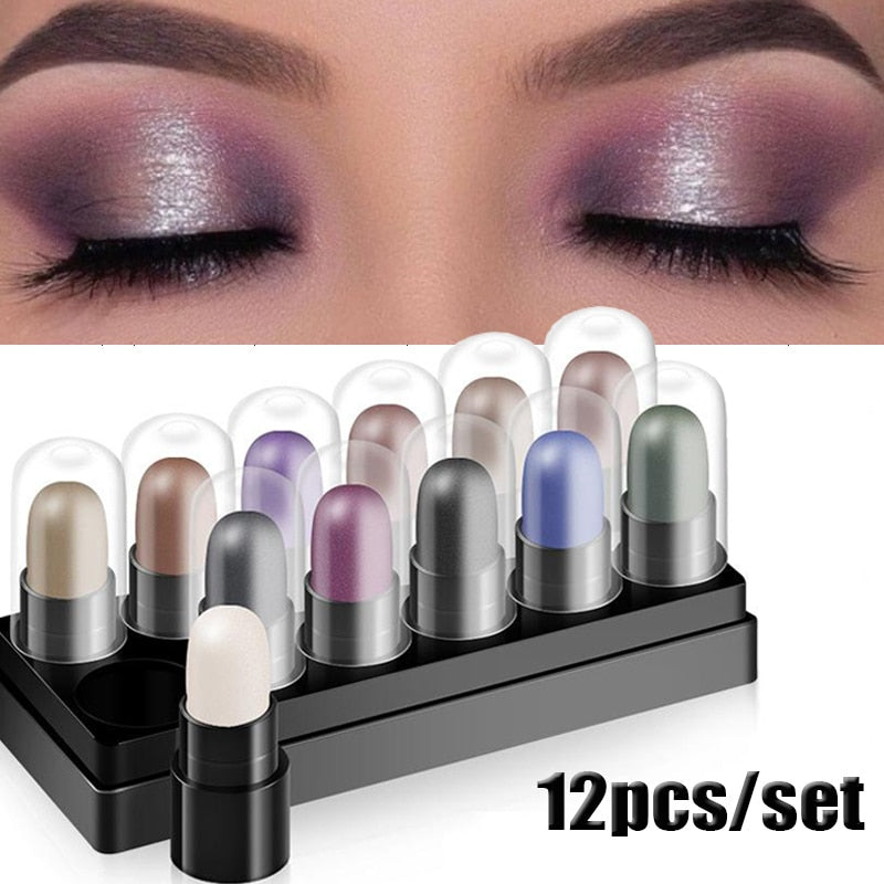 Eyeshadow Smokey Pencils Set 12 Colors